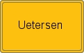 Ortsschild von Uetersen