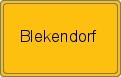 Ortsschild von Blekendorf