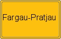 Ortsschild von Fargau-Pratjau