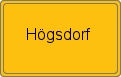Ortsschild von Högsdorf