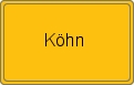 Ortsschild von Köhn