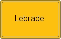Ortsschild von Lebrade