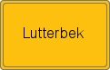 Ortsschild von Lutterbek