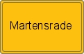 Ortsschild von Martensrade