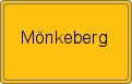 Ortsschild von Mönkeberg
