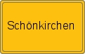 Ortsschild von Schönkirchen