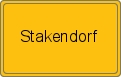 Ortsschild von Stakendorf