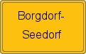 Ortsschild von Borgdorf-Seedorf