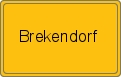 Ortsschild von Brekendorf