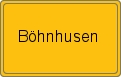 Ortsschild von Böhnhusen