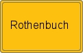 Ortsschild Rothenbuch