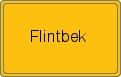 Ortsschild von Flintbek