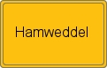 Ortsschild von Hamweddel