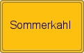 Ortsschild von Sommerkahl