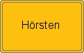 Ortsschild von Hörsten