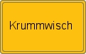 Ortsschild von Krummwisch