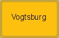 Ortsschild von Vogtsburg