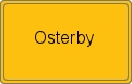 Ortsschild von Osterby