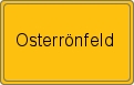 Ortsschild von Osterrönfeld