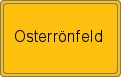 Ortsschild von Osterrönfeld