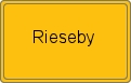 Ortsschild von Rieseby