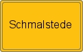 Ortsschild von Schmalstede