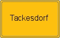 Ortsschild von Tackesdorf