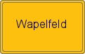 Ortsschild von Wapelfeld