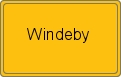 Ortsschild von Windeby