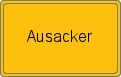 Ortsschild von Ausacker