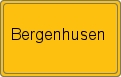 Ortsschild von Bergenhusen