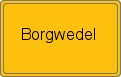 Ortsschild von Borgwedel