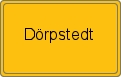 Ortsschild von Dörpstedt