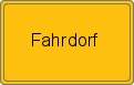 Ortsschild von Fahrdorf
