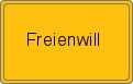 Ortsschild von Freienwill