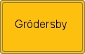 Ortsschild von Grödersby