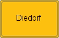 Ortsschild von Diedorf