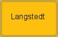 Ortsschild von Langstedt