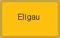 Ortsschild von Ellgau