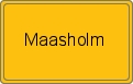 Ortsschild von Maasholm
