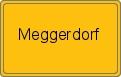 Ortsschild von Meggerdorf