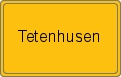 Ortsschild von Tetenhusen