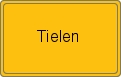 Ortsschild von Tielen