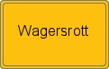 Ortsschild von Wagersrott