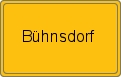 Ortsschild von Bühnsdorf