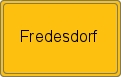 Ortsschild von Fredesdorf