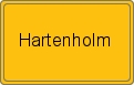 Ortsschild von Hartenholm