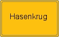 Ortsschild von Hasenkrug