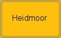 Ortsschild von Heidmoor