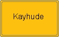 Ortsschild von Kayhude